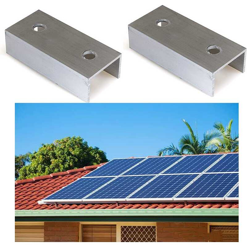 Panel Photovoltaic Solar Module Installation Aluminum Profile Rail ...