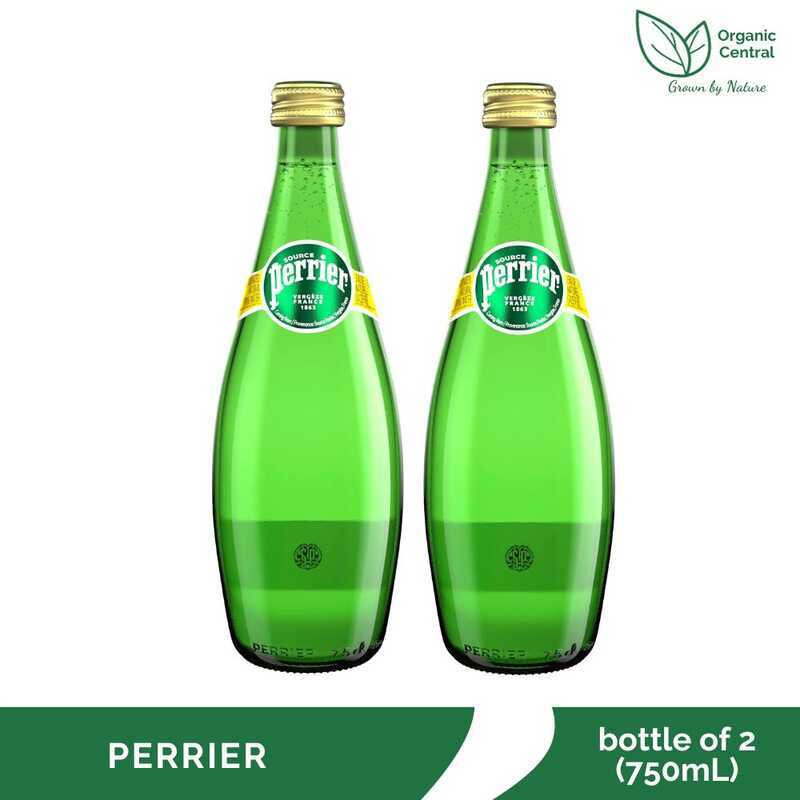 Perrier Natural Regular Sparkling Water Two 2 bottles of 750mL 546 ...