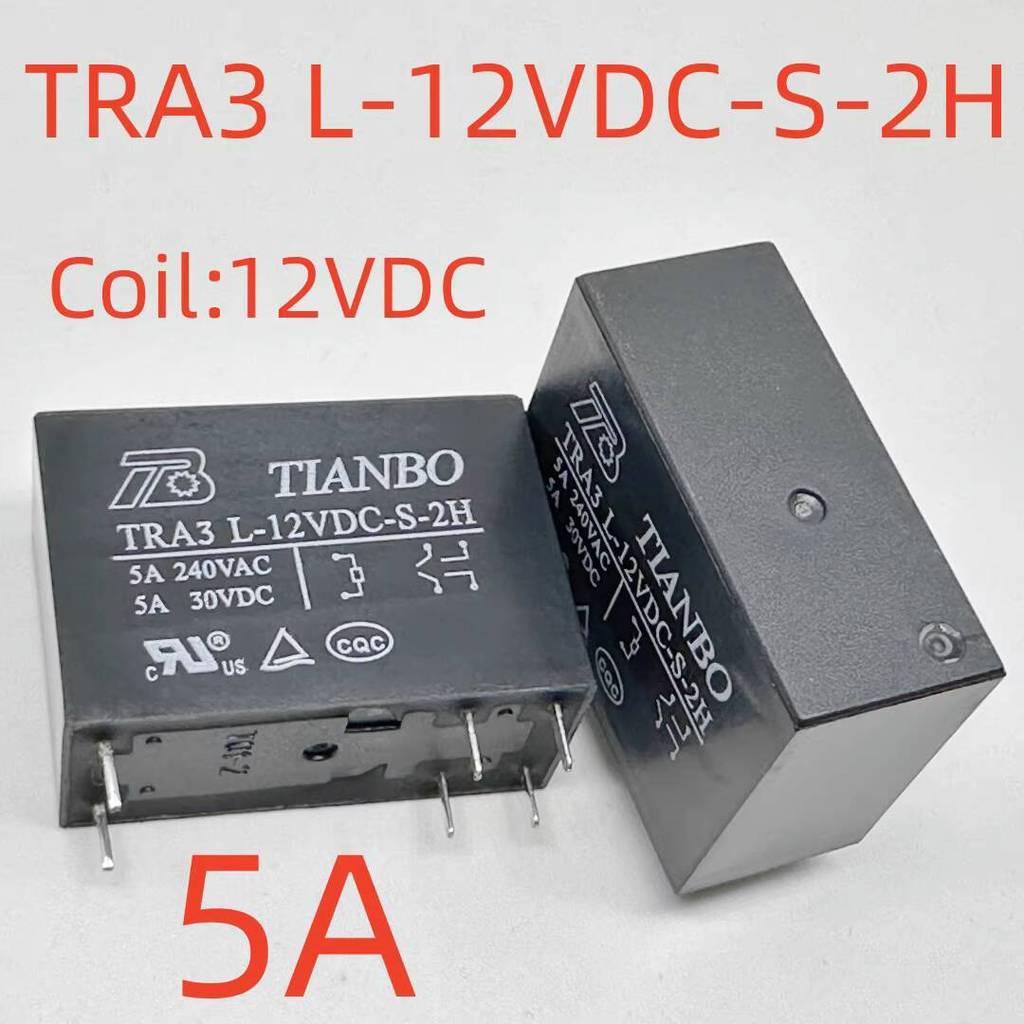 Brand new original 6-pin dual set 5A relay TRA3 L-12VDC-S-2H 14F2A-12V ...