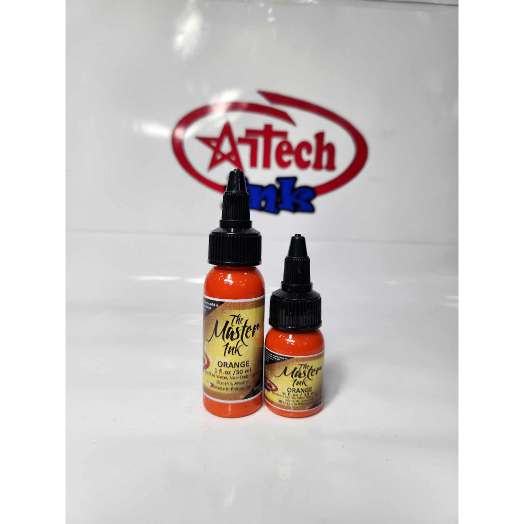 ARTECH INK - THE MASTER INK Tattoo Ink [Orange Colors] by BONG ARQUINES ...
