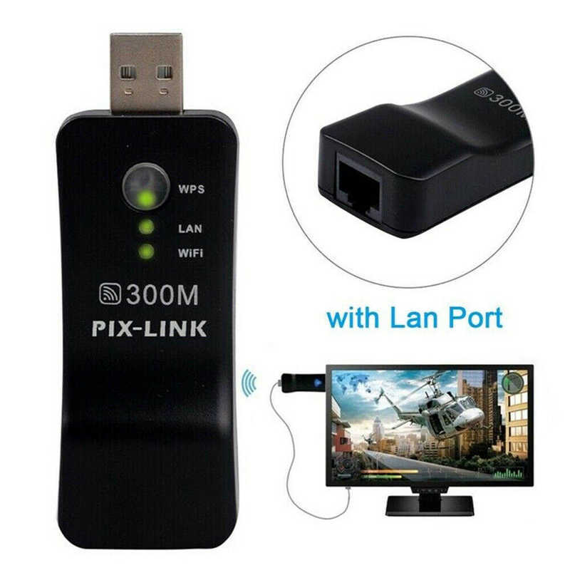 USB Samsung Capable Smart TV LAN Adapter Ethernet WiFi Wireless Dongle ...