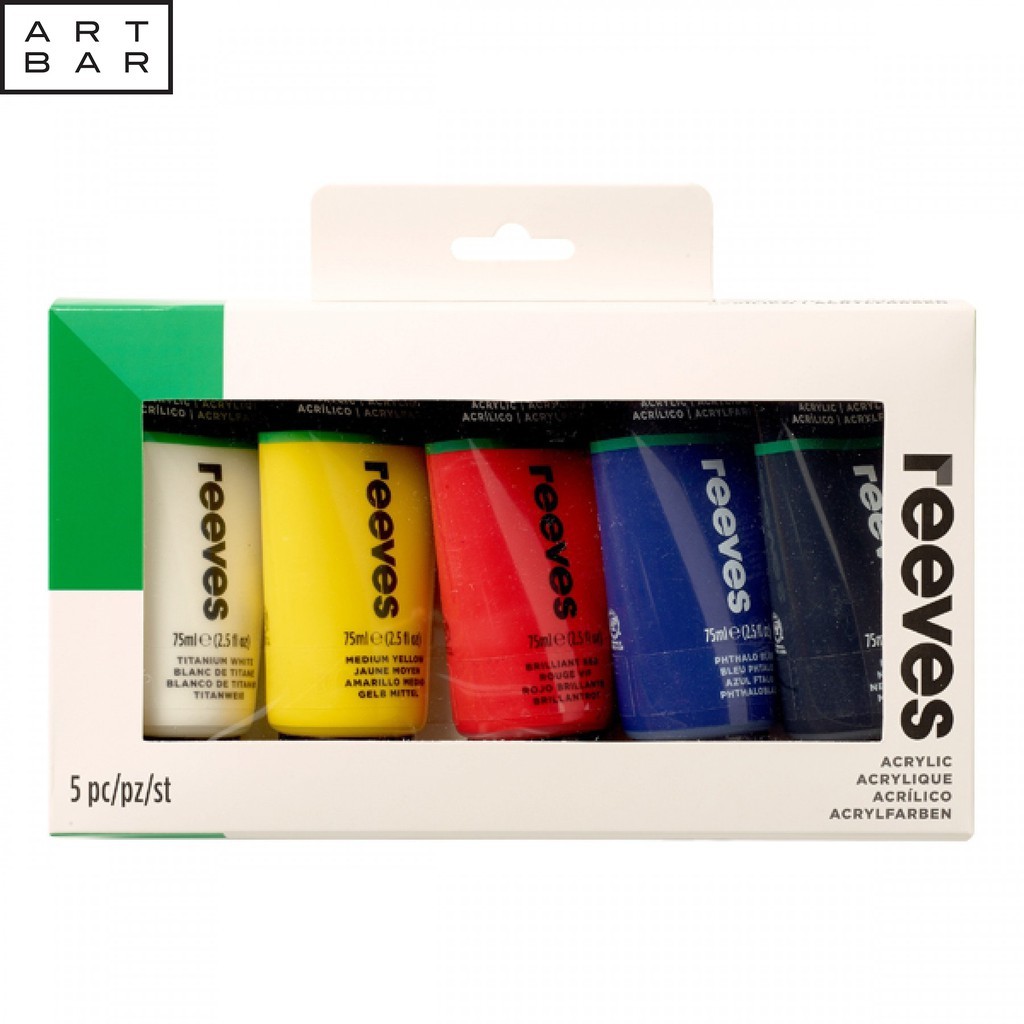 Reeves Acrylic Color 8340901 5 Colors 75ml (Paint) - Art Bar PH ...