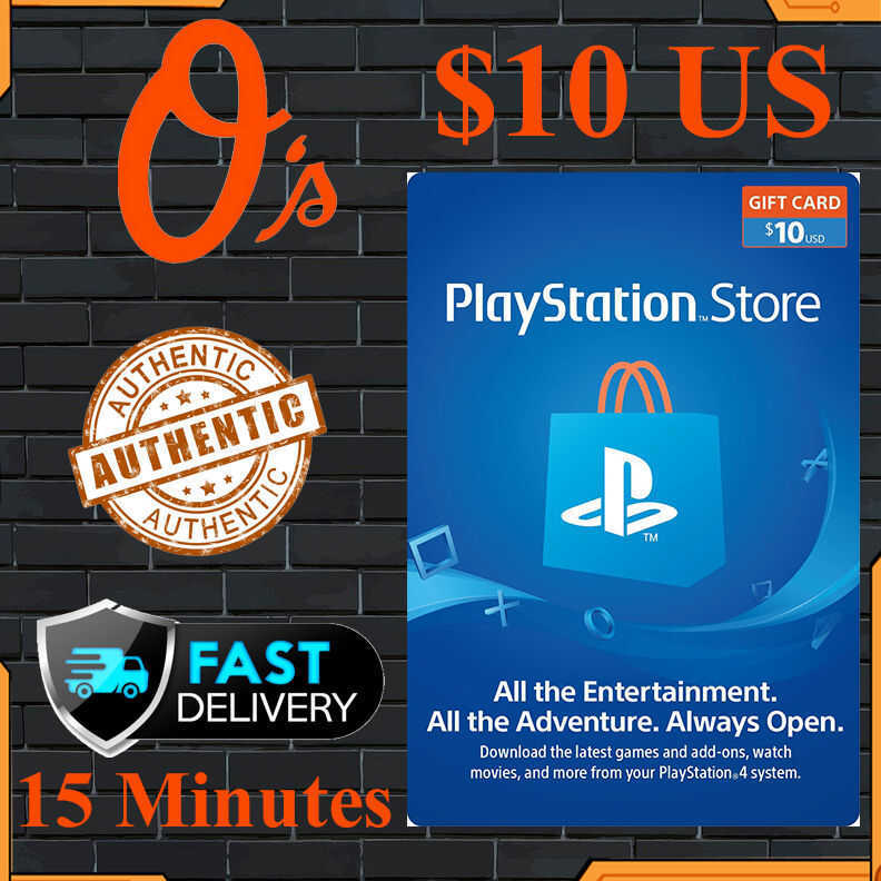PSN 10 USD (Fast Email Delivery2) - Playstation Network Card US O's ...