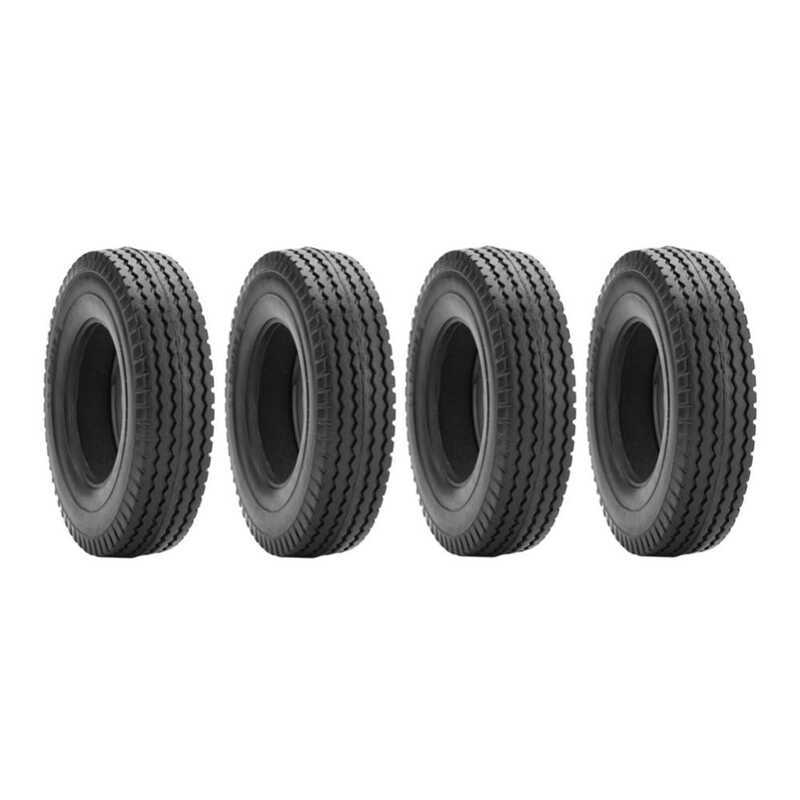 Tyres 4Pcs For Tamiya 1/14 Remote Controlled Tractor Trailer/Truck ...
