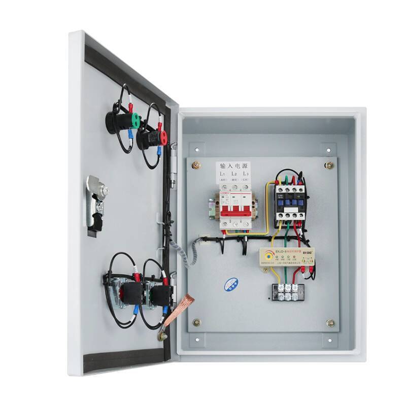 Motor Water Pump Fan Control Box 4KW Kitchen Exhaust Control with Phase ...