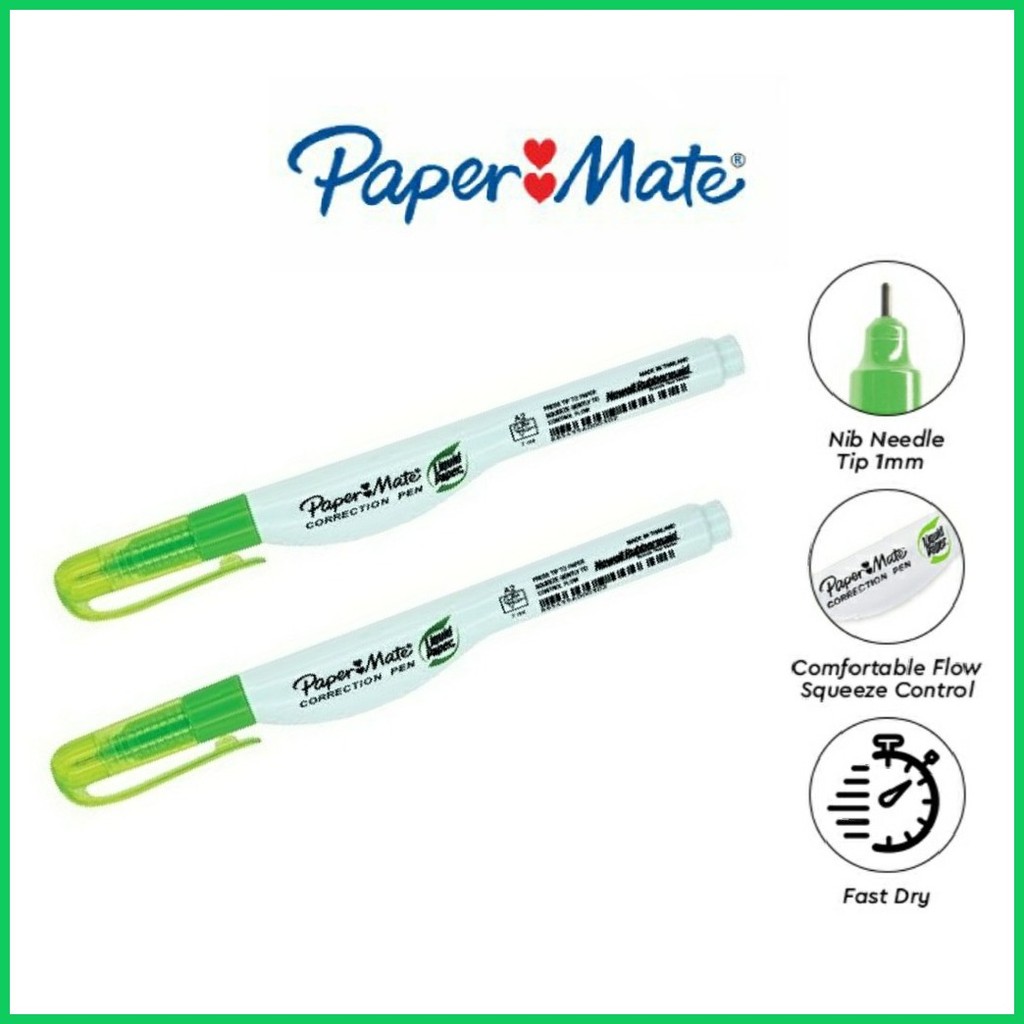 PaperMate Liquid Paper Correction Pen 7ML (1PC) | Shopee Philippines