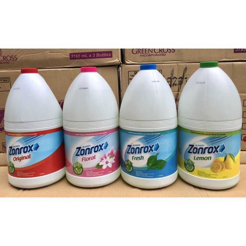 Zonrox Disinfectant Bleach 1 Gallon/3785Ml 23D | Shopee Philippines