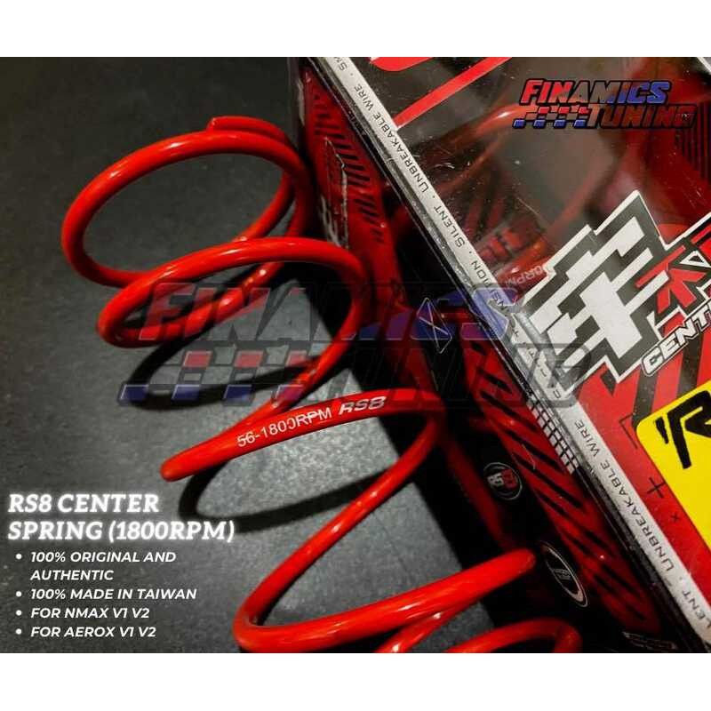 Rs8 CENTER SPRING YAMAHA NMAX AEROX MIO I 125 M3 1800Rpm | Shopee ...