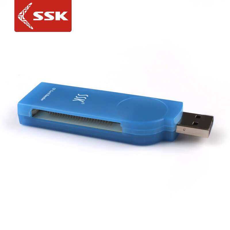SSK Biaowang Amber SCRS028 Dedicated USB2.0 High-Speed Direct Read CF ...