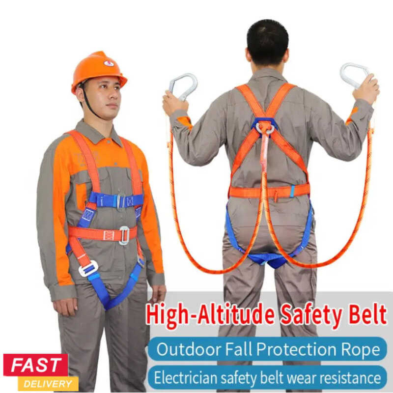 rness Body Fall Protection Harness Half Body Safety Harness ...