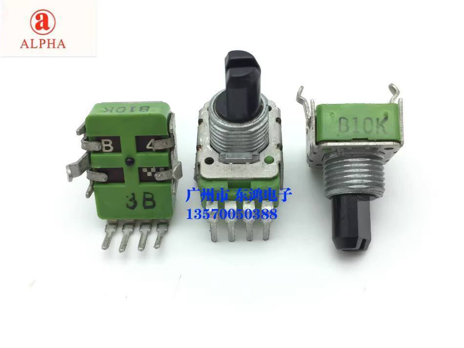 Taiwan ALPHA RK11 Type Potentiometer B10K Shaft Length with Thread 13mm ...