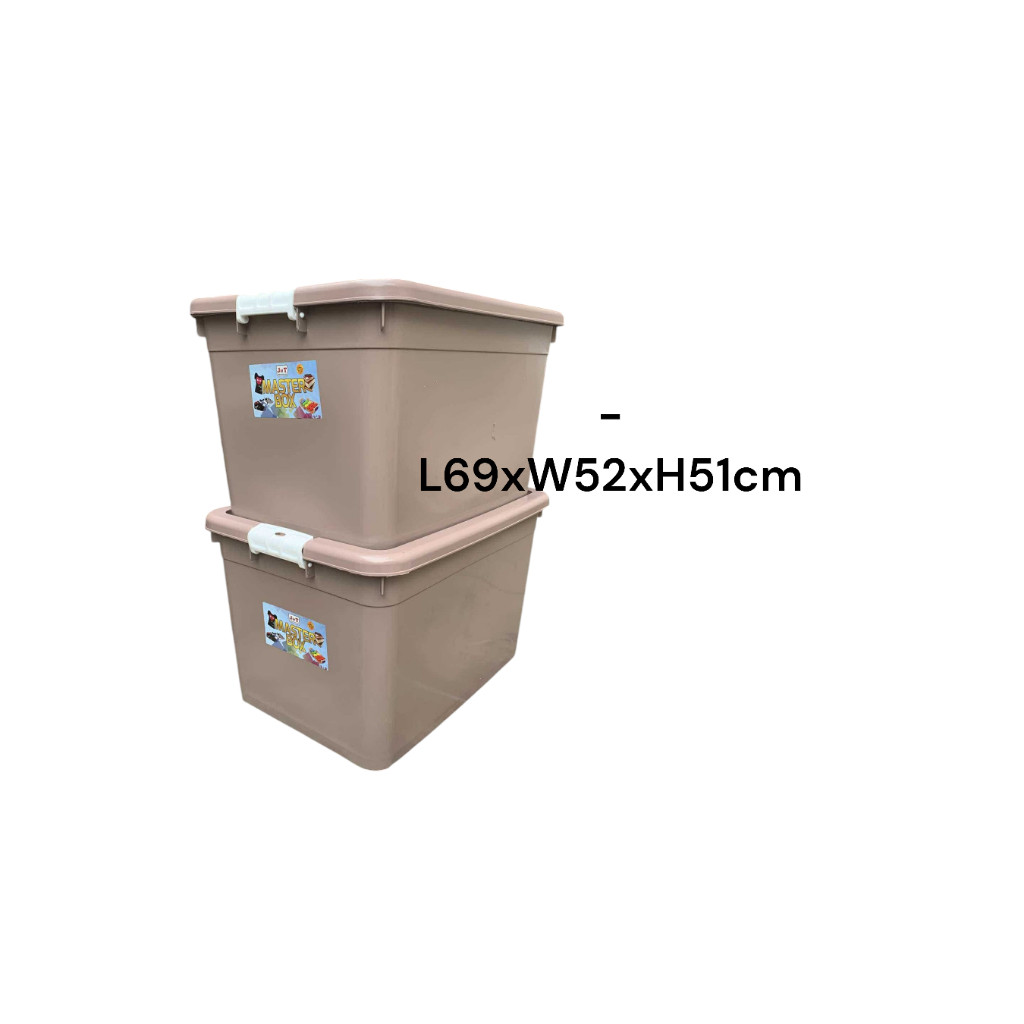 160L STORAGE BOX MOCHA STORAGE BOX J&T MASTER BOX #1913 /storage box ...