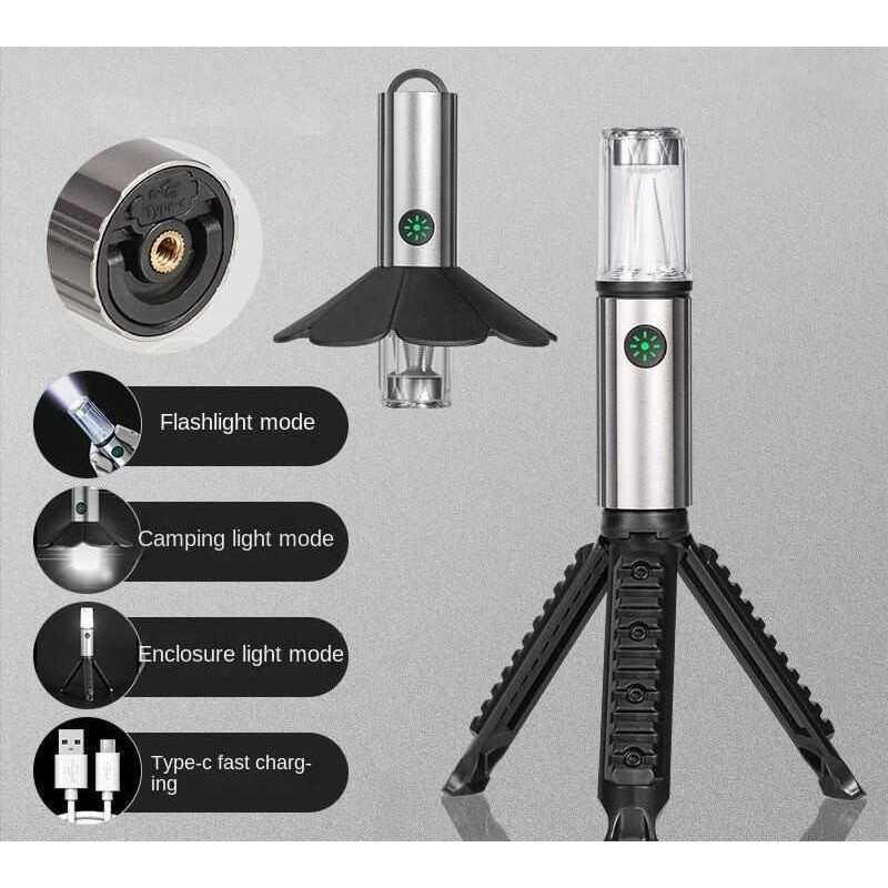 New LED Strong Outdoor Tent Camping Portable Stand Work Light ...