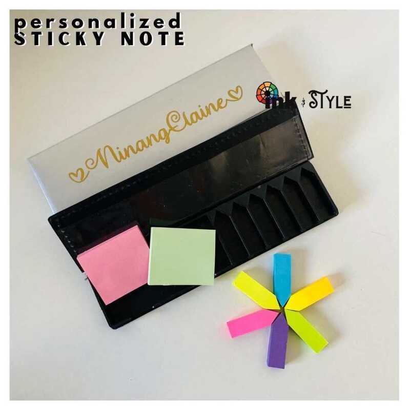 Ink And Style PH Personalized Sticky Notes MEMO DESK PAD OFFICE NEEDS ...
