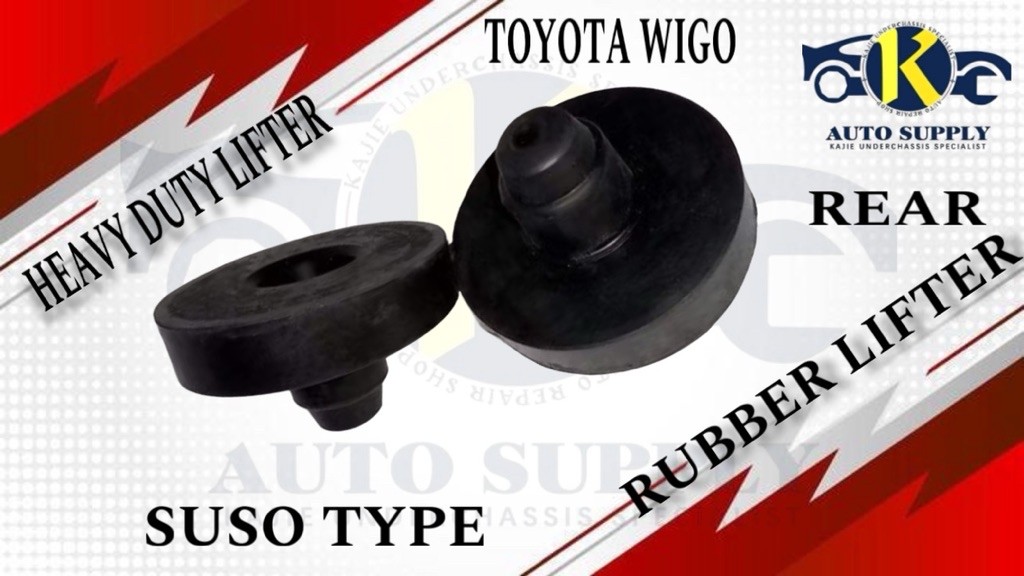 Toyota Wigo Rubber Lifter Heavy Duty (All model) | Shopee Philippines