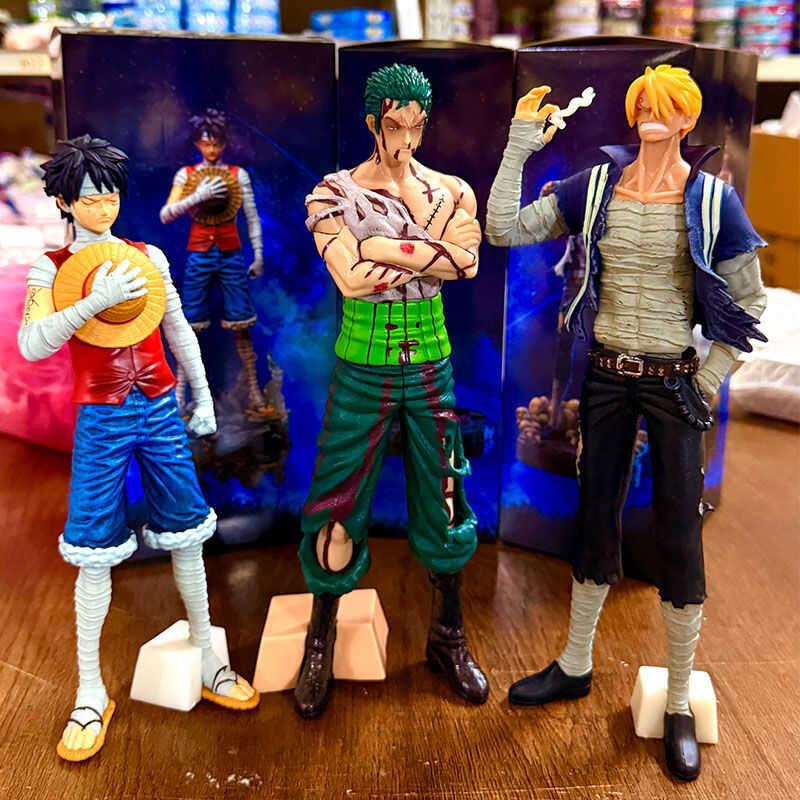 【COD】 - One Piece Anime Action Figure Roronoa Zoro Vinsmoke Sanji Stand ...