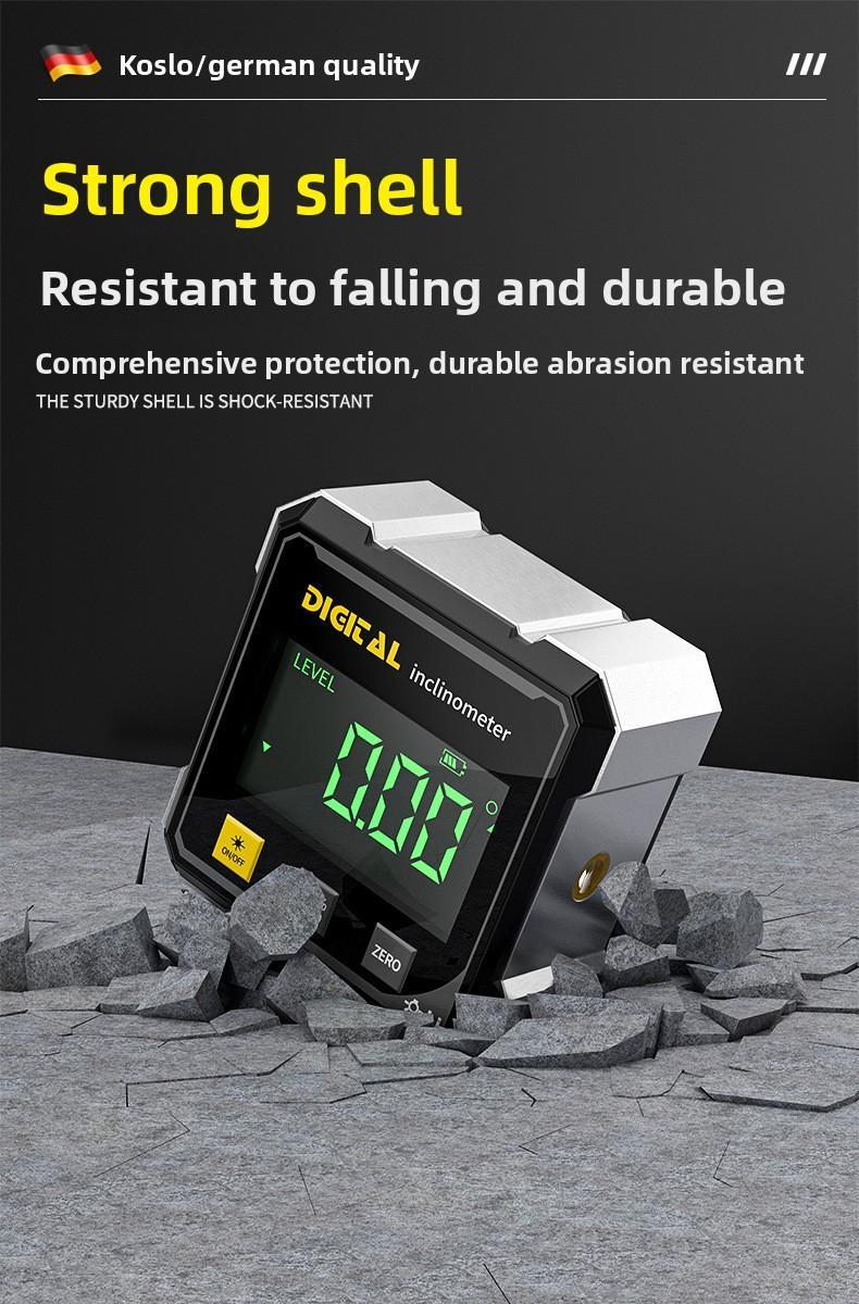 Double Sided Laser Inclinometer Multifunctional Four Sided Magnetic ...