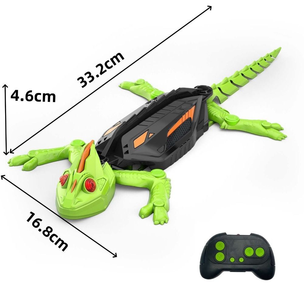 [Ready Stock] Wall-Climbing Lizard Toy With Remote Control Funny USB ...