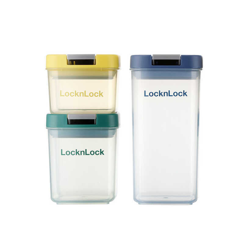 Lock&Lock | Fresh Enjoyment Sealing Canisters 3-Piece Set 1Be | Shopee ...