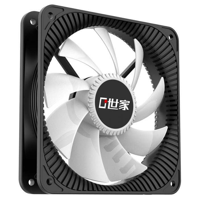 Zero Degree Family LED Cooling Fan 12cm Axis Luminous Desktop Computer ...