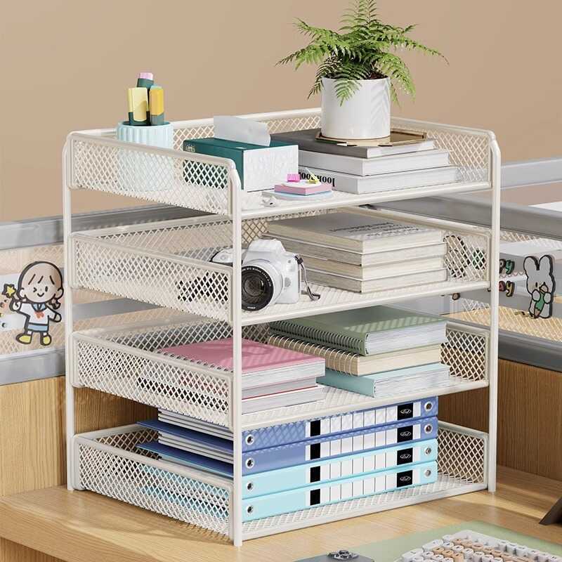 Storage Rack Metal Multi-layer Iron Frame Desk Office Supplies ...