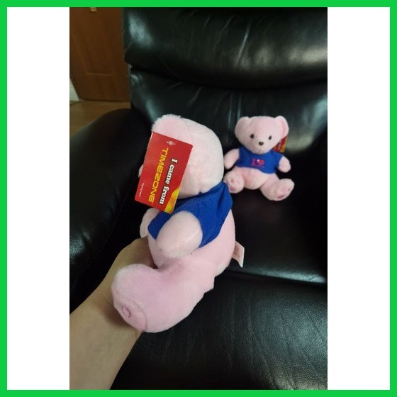 ☸ Pink Softie Bear from timezone | Shopee Philippines