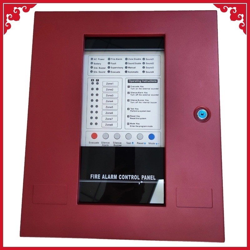 Fire Alarm Control Panel with AC Power Input Conventional Fire Control ...