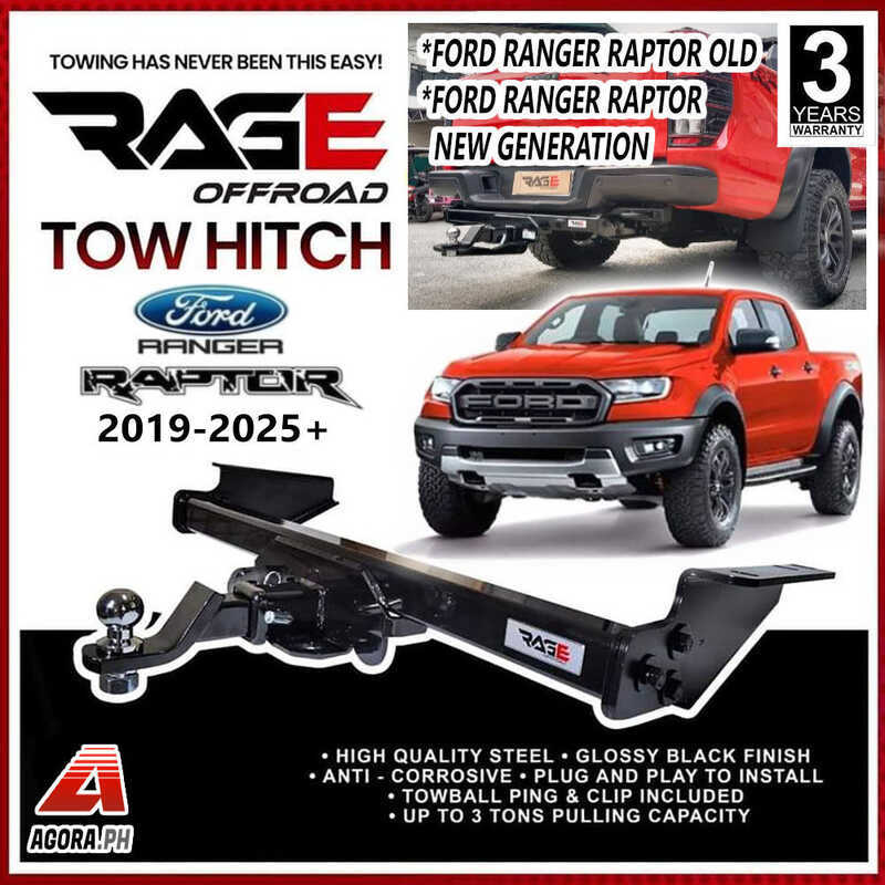 AP Rage Offroad Tow Hitch For Ford Ranger, Raptor, Everest, Toyota ...