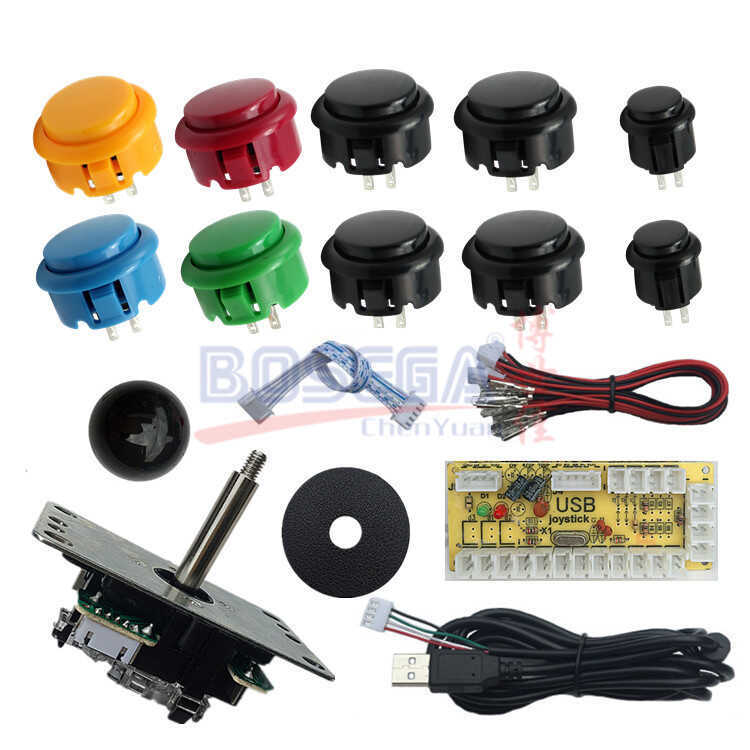 USB Arcade Joystick Chip Circuit Board Accessories Game Console ...
