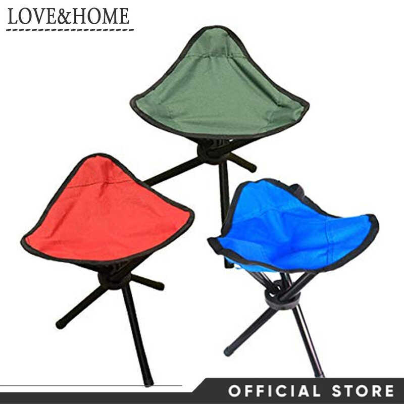 Love&Home Travel Outdoor Portable Folding Triangle Stool Foldable Bench ...