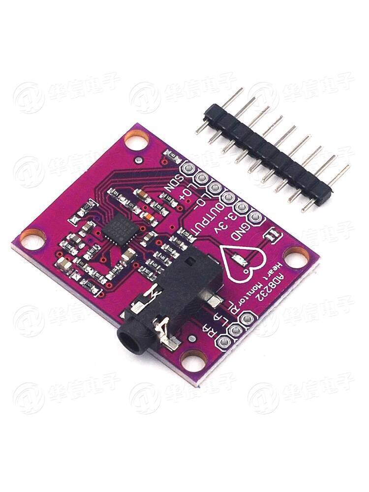 AD8232 ECG Monitoring ECG Physiological Measurement Pulse Heart ECG ...