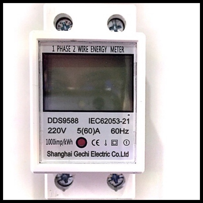 DIN Rail Single Phase Electronic Energy Meter | Shopee Philippines