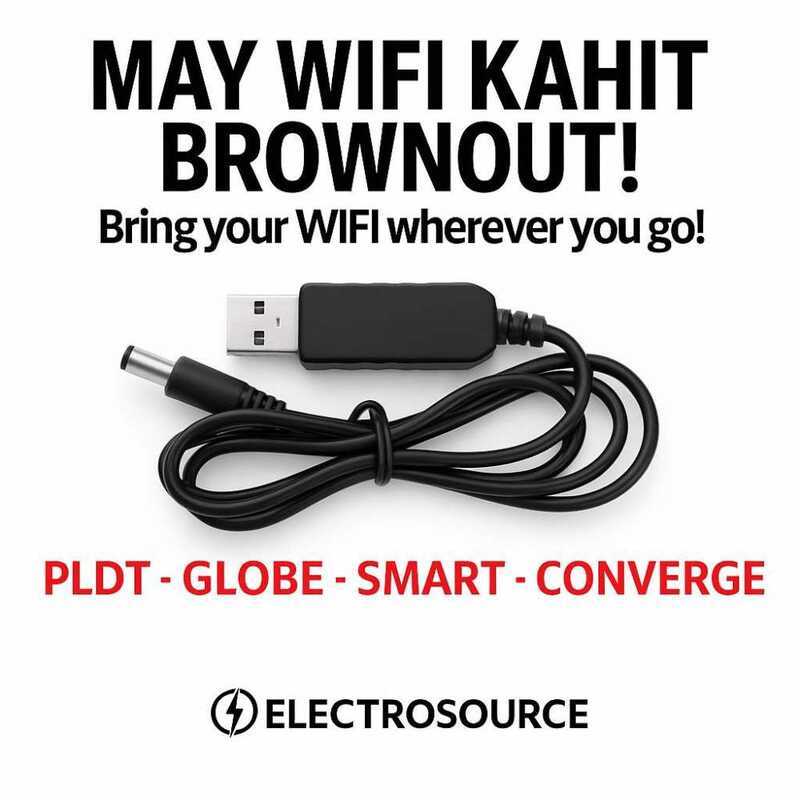 WIFI Router Powerbank Adapter 5V To 12V | Step-Up Booster Cable For ...