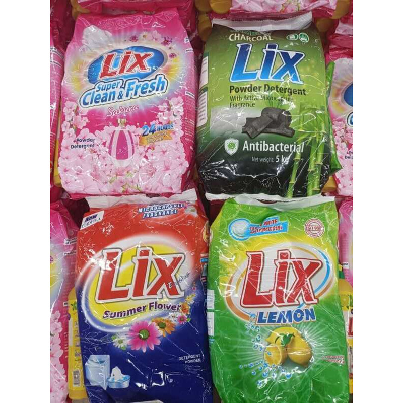 Lix Detergent Powder 5Kgs Fde | Shopee Philippines