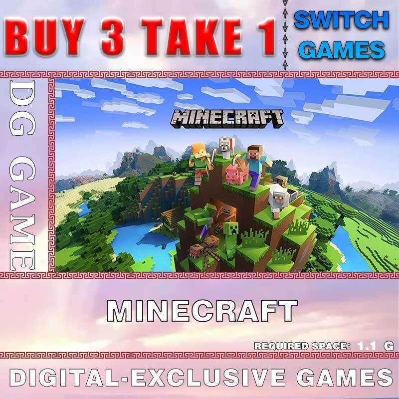 Minecraft Digital （Buy 3 TAKE 1) Nintendo Switch Game D26 833 | Shopee ...