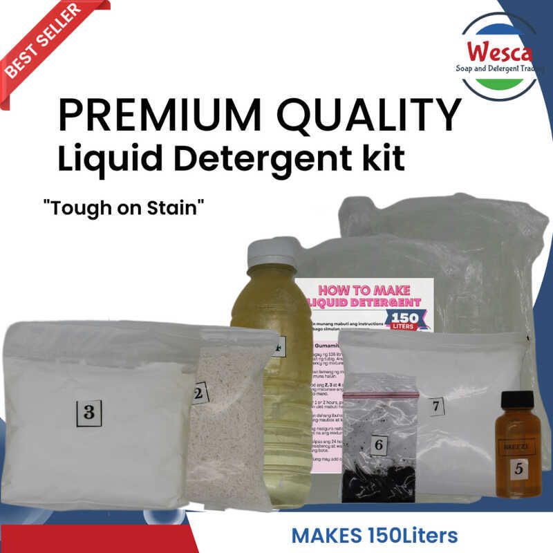 PREMIUM DIY LIQUID DETERGENT KIT 150 LITERS YIELD 42B | Shopee Philippines