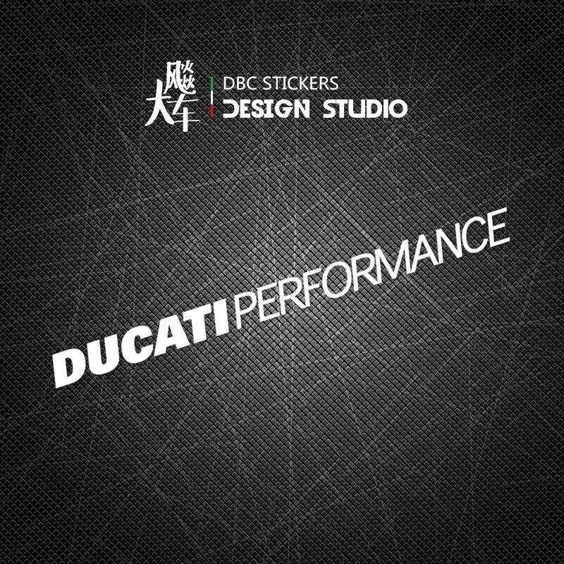 Ducati Performance Motorcycle Stickers Waterproof Reflective Decals ...