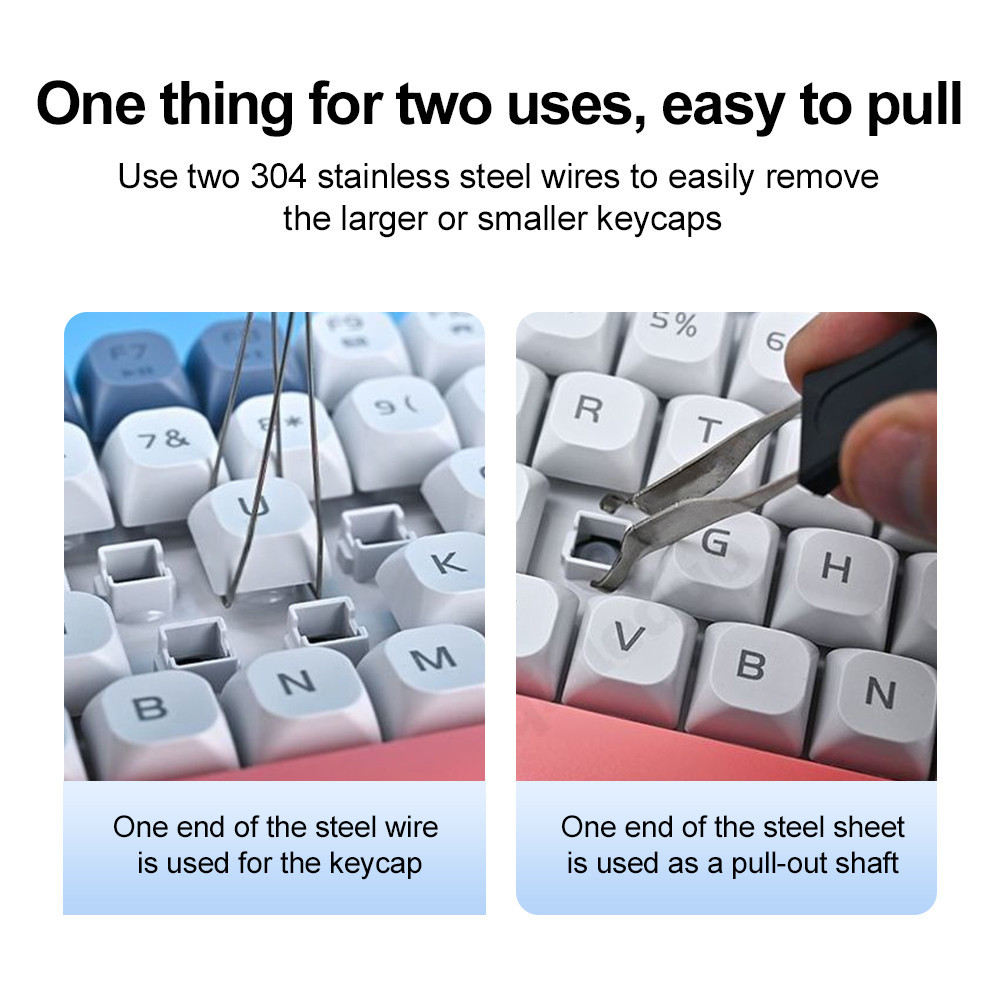 2in1 Keycap Puller Switch Universal Keycap Remover Helper for Gaming ...