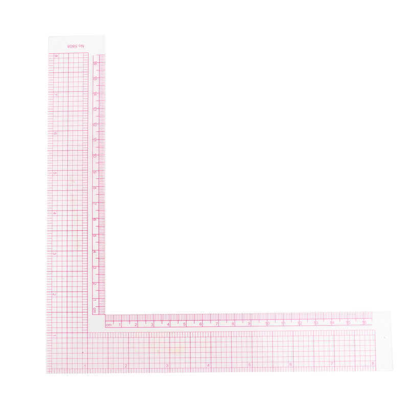Professional Plastic L Square Ruler Accurate Sewing Measurements ...