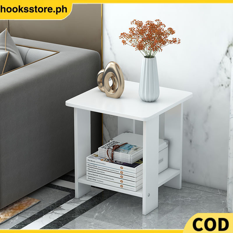 Nordic Bedside Table Small Square Desk Coffee Table Simple Sofa Side ...