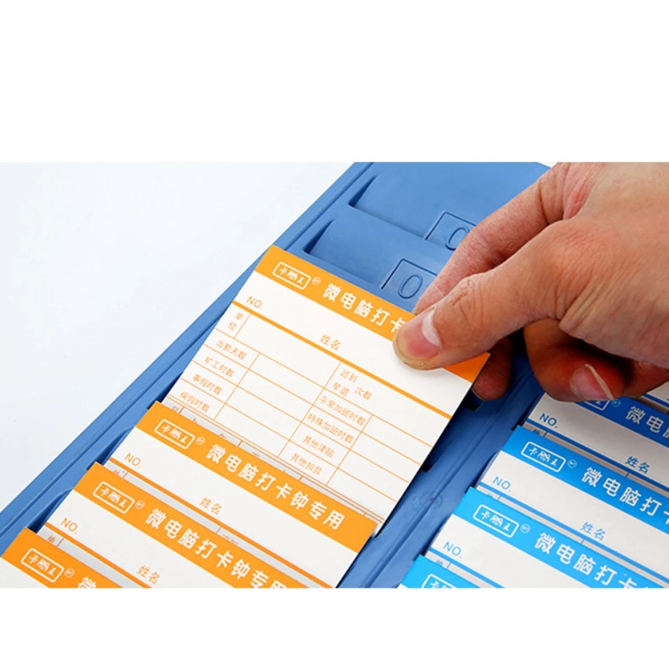 Attendance Card Holder Time Card Holder Timecard Rack 24 Pocket Time ...