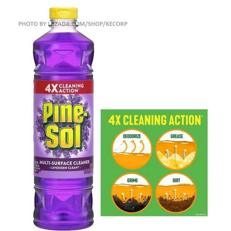 Pine-Sol Multi-Surface Cleaner 828Ml 28Oz Lavender Clean Scent 6F9 ...