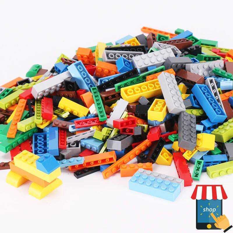 1500Pcs DIY Building Blocks Figure Bricks Smooth 1X1 24Color ...