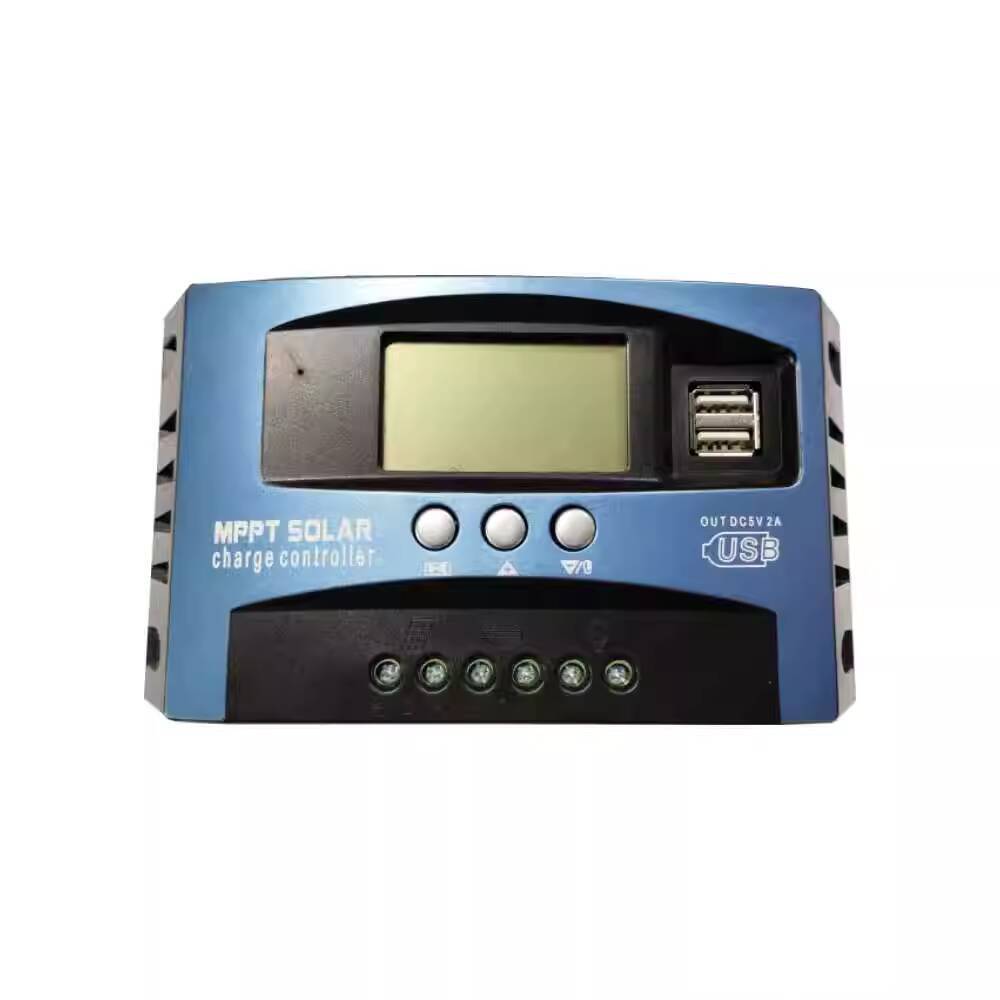 MPPT Photovoltaic Solar Controller 12V 24V 60A 100A LCD DC Solar Charge ...