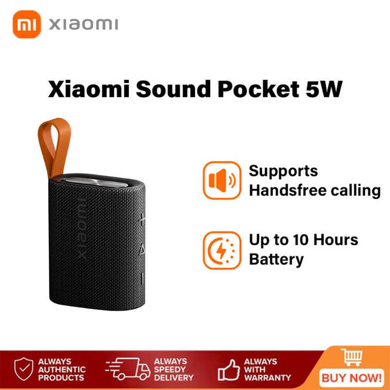Xiaomi Pocket 5W Portable Bluetooth 5.4 Speaker True Wireless Stereo ...