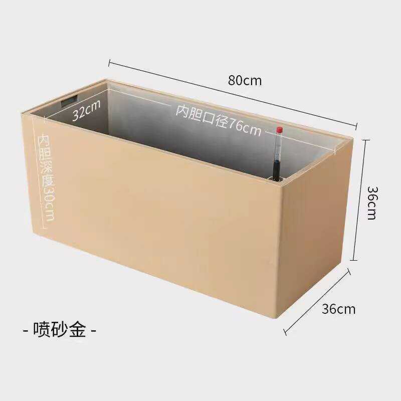 W~ Wheeled Movable Resin Water-Absorbing Pot Self-Lazy Nordic Large ...