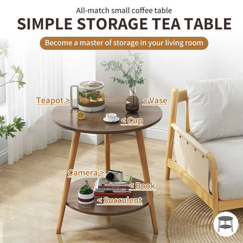 2 Layers Coffee Table Round Table Tea Table Conner Table Dining Table ...