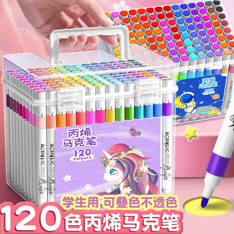 Marer Washable Non-Bleed Layerable Waterproof Quic-Dry Hand-Painted DIY ...
