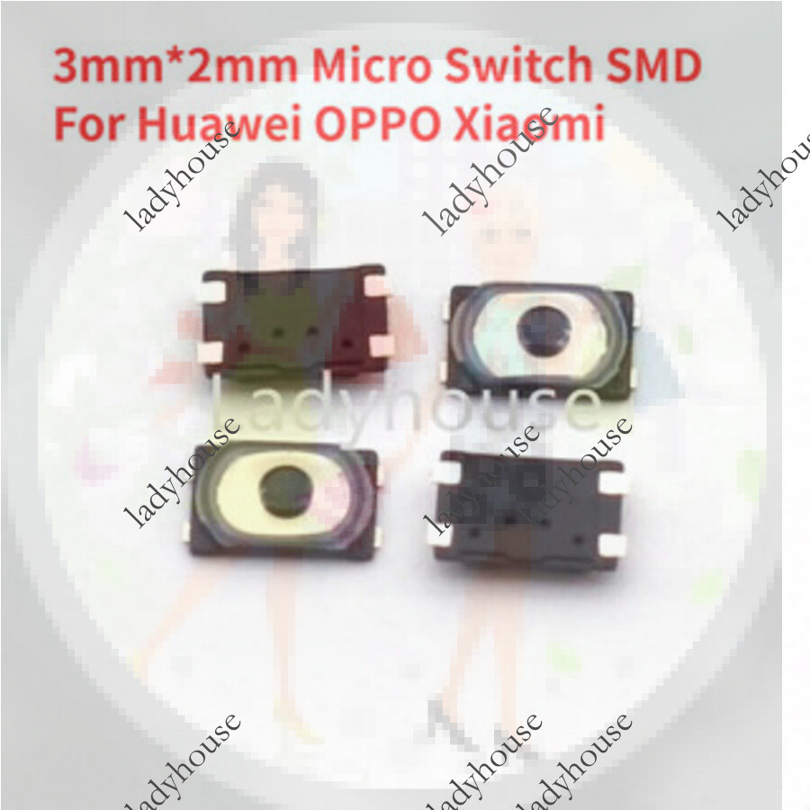 10-100PCS Power On Off Inner Button Control 3mm*2mm Micro Switch SMD ...
