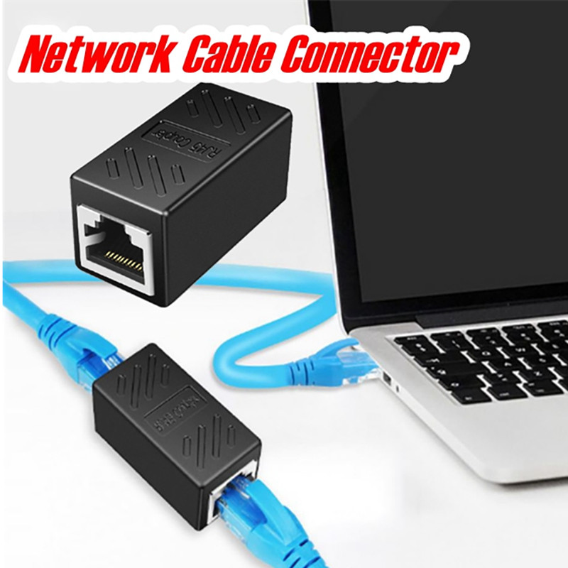 Rj45 Ethernet Cable Coupler Lan Connector Cable Adapter RJ45 Extender ...